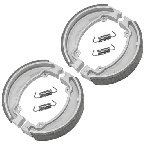 Front & Rear Brakes Shoes for Honda CH250 Elite 250 1989 1990 Front & Rear