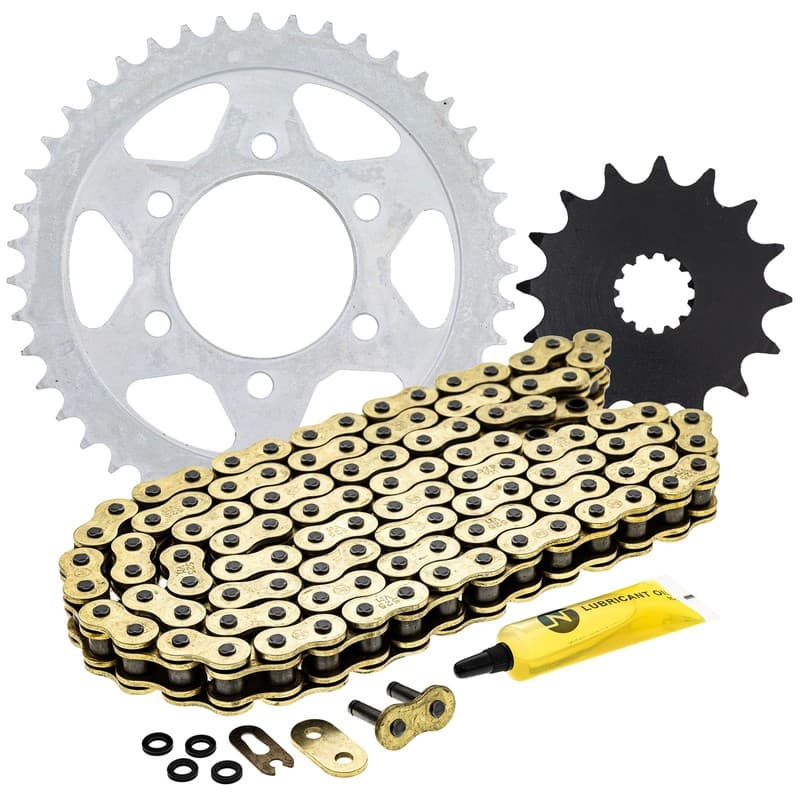 Sprocket Chain Set for Kawasaki Ninja ZX7R 16/43 Tooth 525 X-Ring Front Rear Kit
