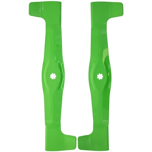 LawnRAZOR Blade Kit for John Deere X350R AM147289 42-Inch Notched Medium Lift