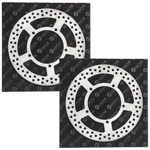 NICHE Front Brake Rotor Set For Kawasaki W650 Vulcan 1700 1600 900 Motorcycle
