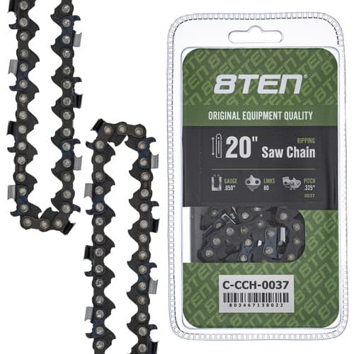 Ripping Chainsaw Chain 20 Inch .050 .325 80DL for Husqvarna Jonsered Craftsman