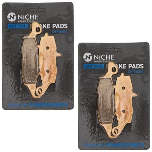 NICHE Brake Pad Set for Kawasaki Vulcan 800 1600 Front Rear Ceramic 2 Pack
