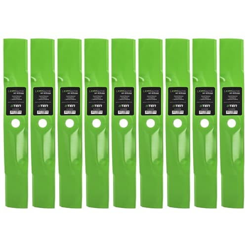 LawnRAZOR High Lift Blade for John Deere 345 325 180 335 GT235 GX345 9-Pack