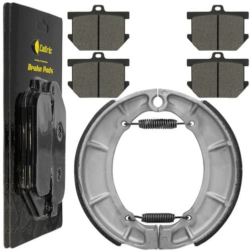 Front Brake Pads & Rear Brake Shoes for Yamaha XJ650R Seca 650 1982