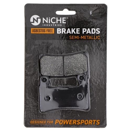 NICHE Brake Pad Set for Honda CBR600RR Kawasaki Ninja ZX6R Front Semi-Metallic