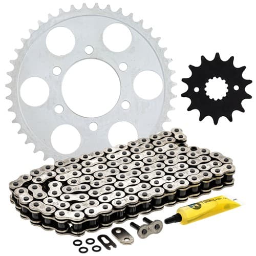Sprocket Chain Set for Suzuki GS750E 14/43 Tooth 530 O-Ring Front Rear Combo Kit