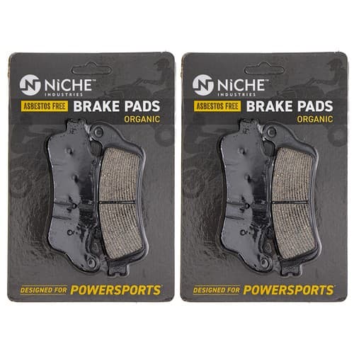 NICHE Brake Pad Set for Honda VTX1800S GL1800 ST1100 Front Rear Organic 2 Pack