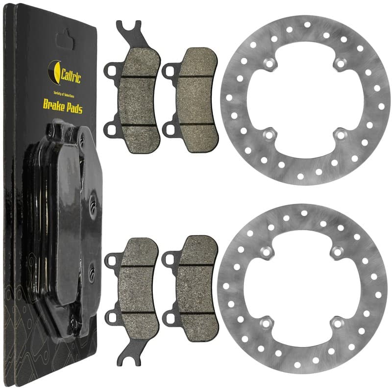 Front Brake Disc Rotor w/ Brake Pads for Can-Am Maverick Trail 1000 EFI 2018-25