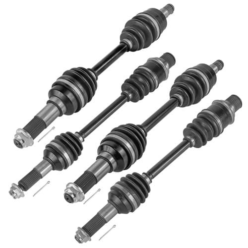 Front & Rear Complete Axles For Yamaha Big Bear 400 YFM400F 2007-12 Left & Right