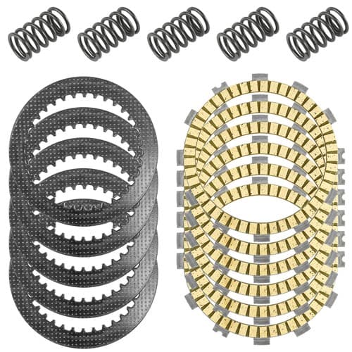 Clutch Friction Steel Plates Spring Kit for Kawasaki KLR250 KL250-D 1985 - 2005