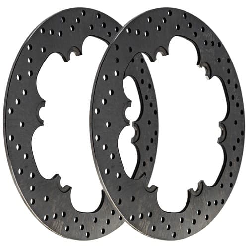 NICHE Front Brake Rotor Set for 1988-1990 Kawasaki Ninja ZX10 41080-1218-CM