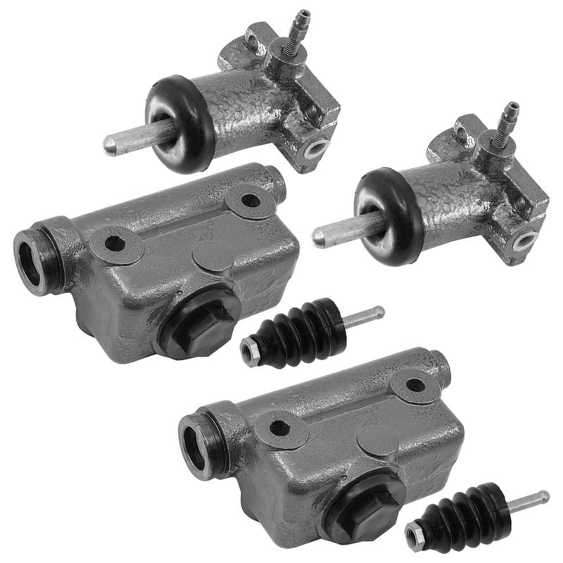 Caltric Brake Master & Slave Cylinder For Case Case-IH 580B 580C 580D Backhoe