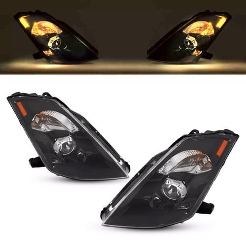 For Nissan 350Z Z33 Factory Xenon Models 2003-2009 LED HID Headlights Headlamps
