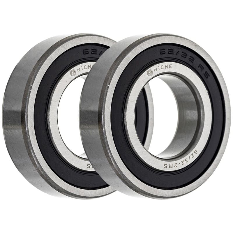 NICHE Wheel Bearing for Kawasaki KFX80 32x65x17 2 Pack Chrome Steel Rubber ATV