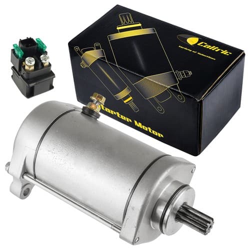 Starter And Relay Solenoid for Suzuki VL1500 Vl 1500 Boulevard C90 2005-2009