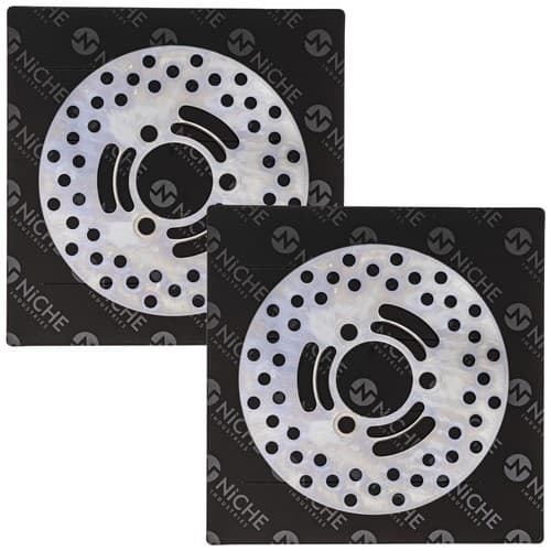 NICHE Front Brake Rotor Set For Suzuki QuadRacer 500 LT500R 59211-43B00 ATV