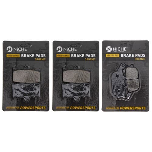 NICHE Brake Pad Set for Suzuki SV1000S Katana 650 Kawasaki Front Rear Organic