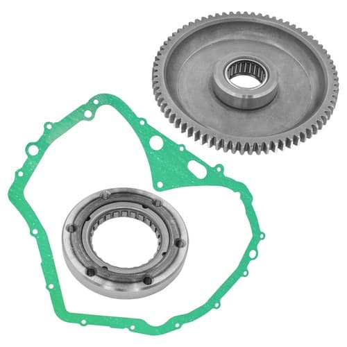 for Suzuki LT F400 F Eiger 400 02-07 Starter Clutch Sprag / Driven Gear w/Gasket