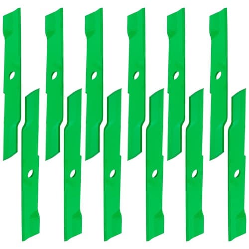 18" Blades for Exmark Pioneer Radius Staris Vantage Turf Lazer Z Front Runner