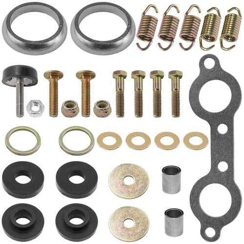 Exhaust Muffler Gasket Kit for Polaris Sportsman 700 4X4 2002 2003 2004
