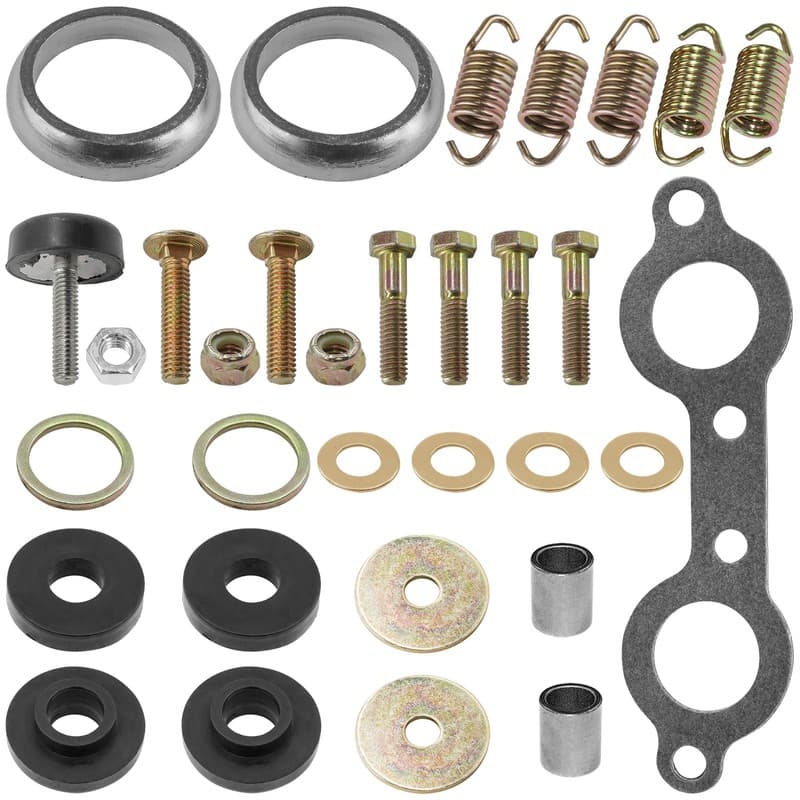 Exhaust Muffler Gasket Kit for Polaris Sportsman 700 4X4 2002 2003 2004