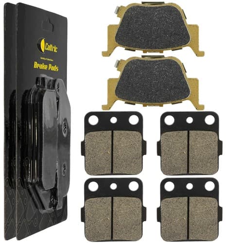 Caltric Front Left Right & Rear Brake Pads for Honda Rancher 420 4x4 2009-2023