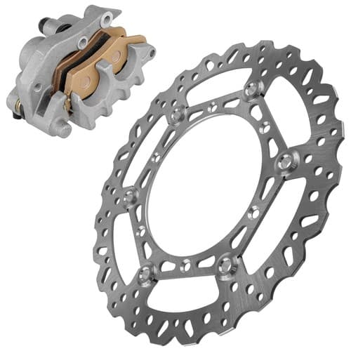 Front Brake Disc & Caliper w/Pads for Yamaha YZ250 2008-2016 / YZ250F 2007-2015