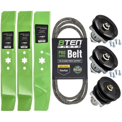 Deck Rebuild Kit Blade Spindle Belt for White Outdoor MTD LT 946G 4600H 46 Inch