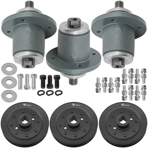 Caltric Deck Spindle & Pulley for Bad Boy Outlaw XP 61" 2012-2014 038-4000-50