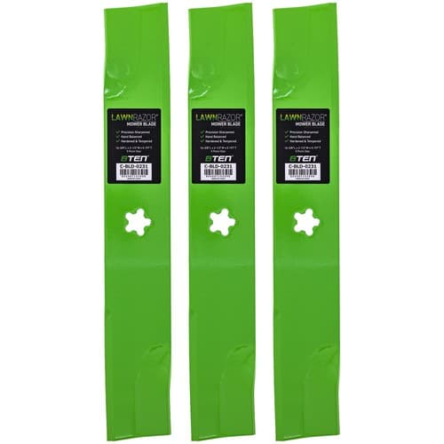 LawnRAZOR Mower Blade for Husqvarna TS348 Z248F YTH2648 YT48XLS GT48XLS 3-Pack