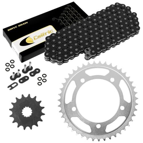Black O-Ring Drive Chain & Sprockets Kit for Suzuki GSX-R600 GSXR600 2006-2010