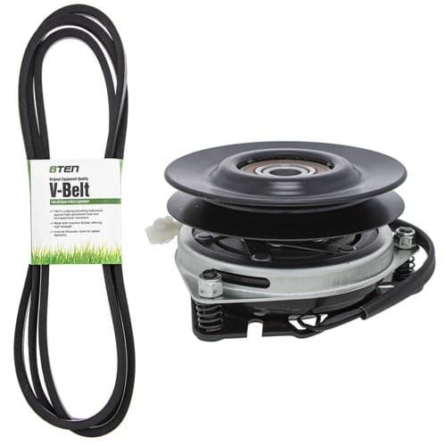 Electric PTO Clutch & Belt Kit for Husqvarna LGT2654 LGT2554 LGT24K54 LGTH2454