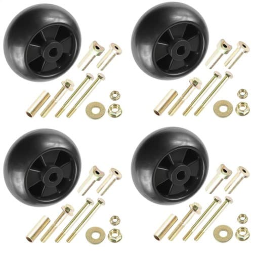 4 Deck Wheel Kit fits John Deere AM116299 AM133602 M111489 M84690