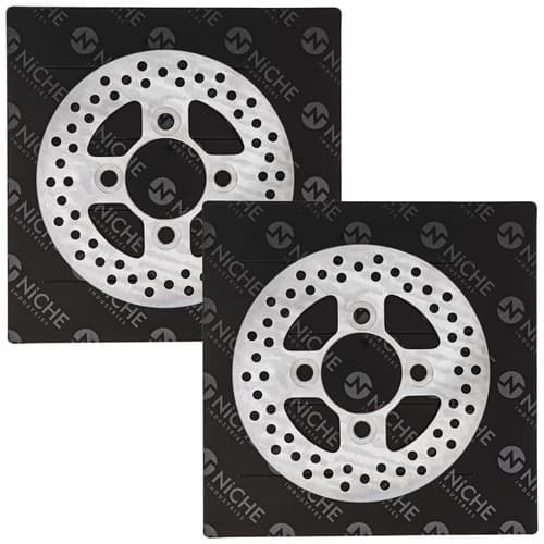 NICHE Front Brake Rotor Set For Kawasaki KFX450R KFX700 41080-1534 ATV