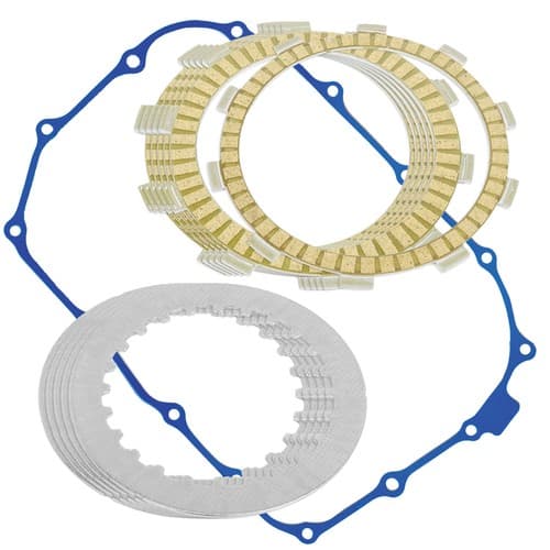 Clutch Friction Steel Plates & Gasket Kit for Honda VT500Ft Ascot 500 1983 1984