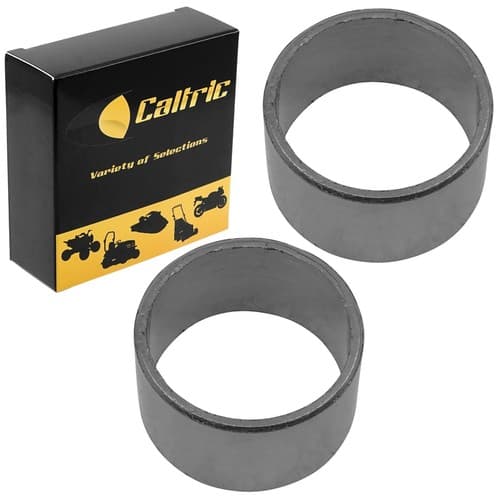 Caltric Exhaust Pipe Gaskets for Suzuki GSX-R1000 GSXR1000 2009-2011 2x
