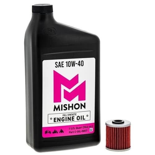 MISHON Engine Oil Change Kit for Kawasaki KX250F KX450F KX250 Suzuki RMZ250