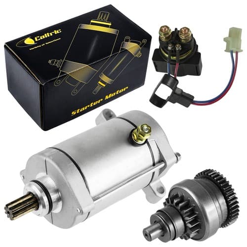 Starter & Drive for Yamaha Grizzly 600 YFM600 595cc Engine 98-01 Relay Solenoid