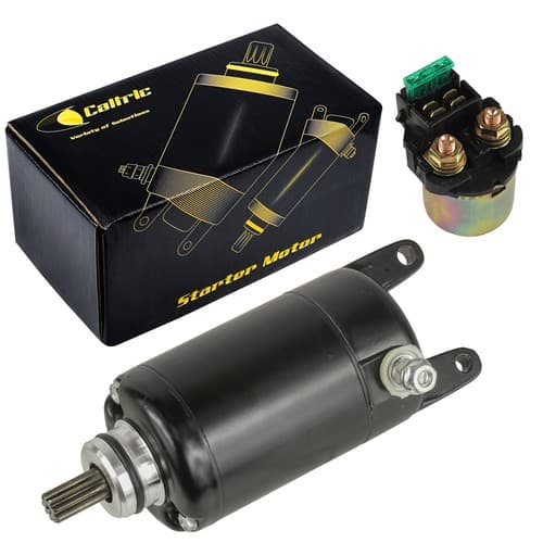 Starter and Relay Solenoid for Kawasaki for EX250J Ninja 250R 1988 1989-2012