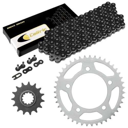 Black Drive Chain And Sprocket Kit for Honda CB600F 599 2004 2006