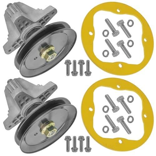 2 Spindle Assembly w/ Deck Ring For MTD Troy Bilt 918-06991 618-06991 91806991