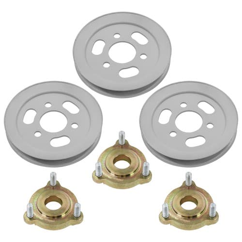 52" Deck Spindle Pulleys & Hubs w/ Studs for Toro GrandStand 79575 79589 74529