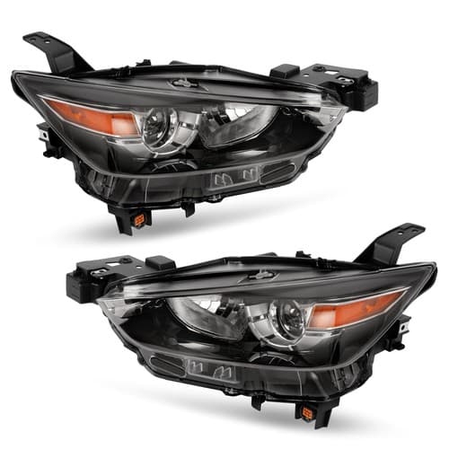 Left & Right Side Headlights W/O LED DRL For Mazda CX-3 CX3 2016-2022 #MA2518173