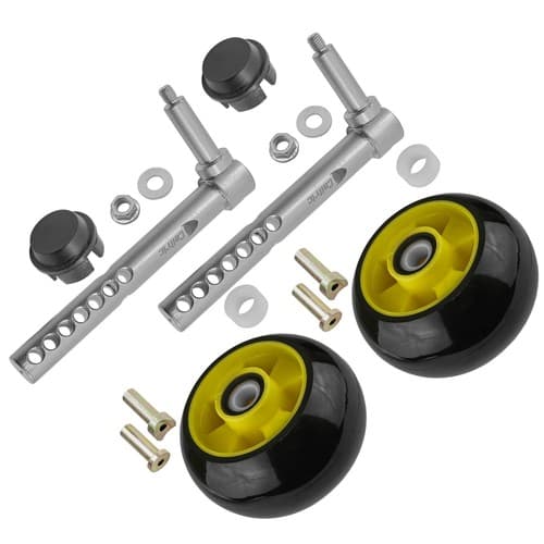 Deck Wheel Kit w/Arm for John Deere X585 X595 X700 X720 X724 48" 54" 62" 2x