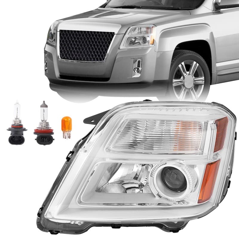 Fit For 2010-2015 GMC Terrain SL/SLT/SLE Driver Side Headlight Lamp Replacement