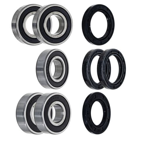NICHE Wheel Bearing Seal Kit for Kawasaki Ninja ZX6 ZX9R ZX10R 650R Versys 650
