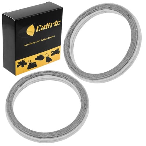 2 Exhaust Muffler Gasket for Suzuki VL1500 Intruder 1500 1998 1999 2000