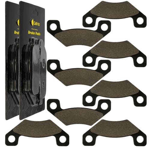 Caltric Brake Pads For John Deere TX Turf 4X2 TX4X2 Gator  Front/Rear