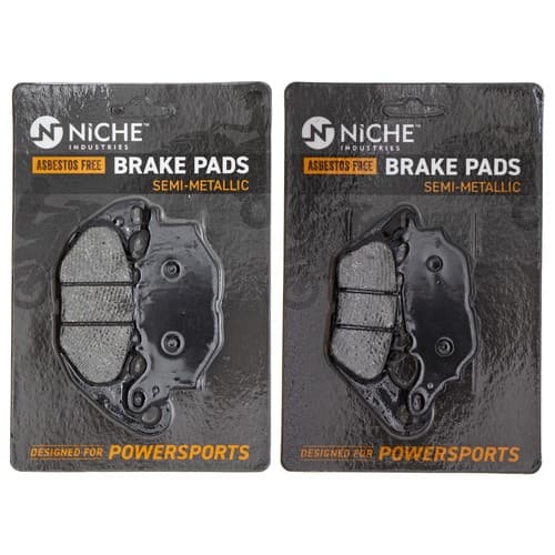 NICHE Brake Pad Set for Yamaha YZF R3 1WD-25805-00-00 Front Rear Semi-Metallic