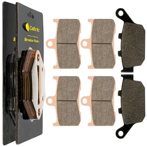 Caltric Sintered Front and Rear Brake Pads for Kawasaki ZR800 ABS Z800 2013-2016